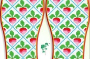 鞋垫花样图案怎样画-十字绣鞋垫不想连的图案怎么弄？