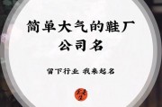 鞋厂名字简洁大气四个字-鞋店名大全，给鞋店起名字？