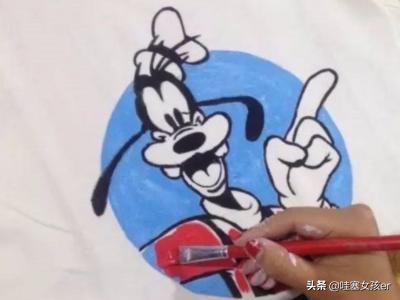 亲子手绘t恤-手绘一件独一无二的T恤（创意DIY手绘短袖）？